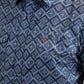 Men's Performance Western Short Sleeve Navy Shirt