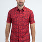 Men's Performance Western Short Sleeve Red Shirt