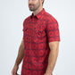 Men's Performance Western Short Sleeve Red Shirt
