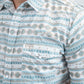 Men's Performance Western Short Sleeve White Shirt