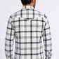 white plaid western shirt men platini back