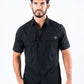 black portage performance shirt men platini detail-4