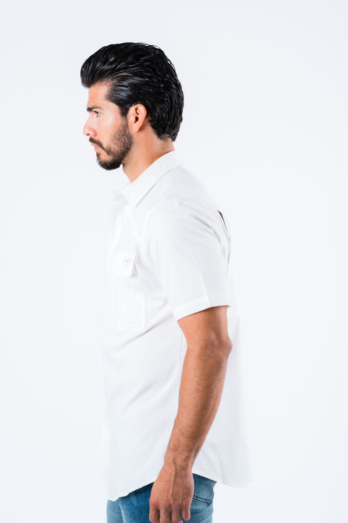 off white portage performance shirt men platini back