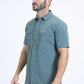 slate green portage performance shirt men platini side
