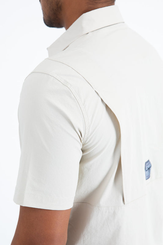 stone portage performance shirt men platini detail