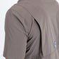 taupe portage performance shirt men platini detail