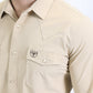 beige prewitt western long sleeve shirt men platini detail