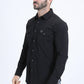 black prewitt western long sleeve shirt men platini front