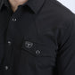 black prewitt western long sleeve shirt men platini detail