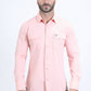pink prewitt western long sleeve shirt men platini front