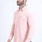 pink prewitt western long sleeve shirt men platini back