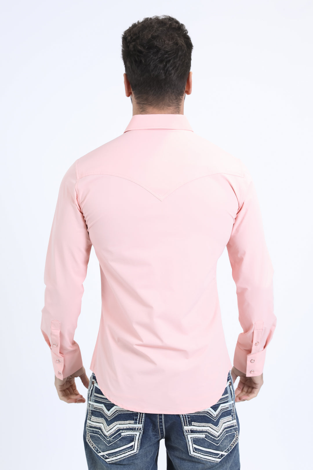 pink prewitt western long sleeve shirt men platini detail-2