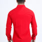 red prewitt western long sleeve shirt men platini detail