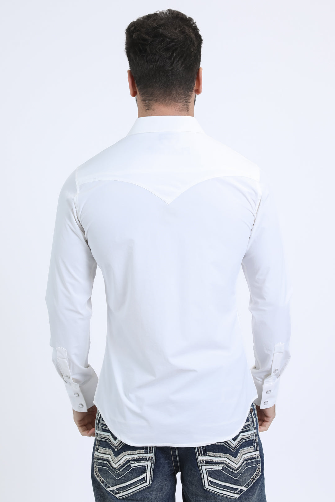 white prewitt western long sleeve shirt men platini detail-2