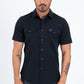 black prewitt western performance shirt men platini front