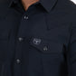 black prewitt western performance shirt men platini close-up