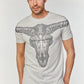 heather beige rhinestone tee side platini