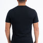 Men's Rooster Logo Cotton Black T-Shirt