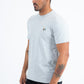 Men's Rooster Logo Cotton Gray T-Shirt
