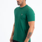 Men's Rooster Logo Cotton Green T-Shirt