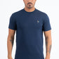 Men's Rooster Logo Cotton Navy T-Shirt