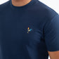 Men's Rooster Logo Cotton Navy T-Shirt