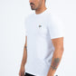 Men's Rooster Logo Cotton White T-Shirt