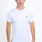 Men's Rooster Logo Cotton White T-Shirt