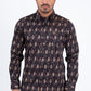 black diamond ethnic long sleeve shirt platini front