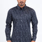 grey diamond ethnic long sleeve shirt platini