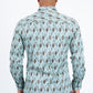 light blue diamond ethnic long sleeve shirt men platini back