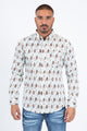 Diamond Ethnic Long Sleeve Shirt