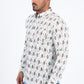 white diamond ethnic long sleeve shirt platini side