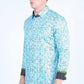 Satin Cotton/Spandex Long Sleeve Shirt