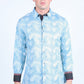 Satin Cotton/Spandex Long Sleeve Shirt