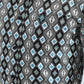 Mens Satin Cotton/Spandex Modern Fit Long Sleeve Black Shirt