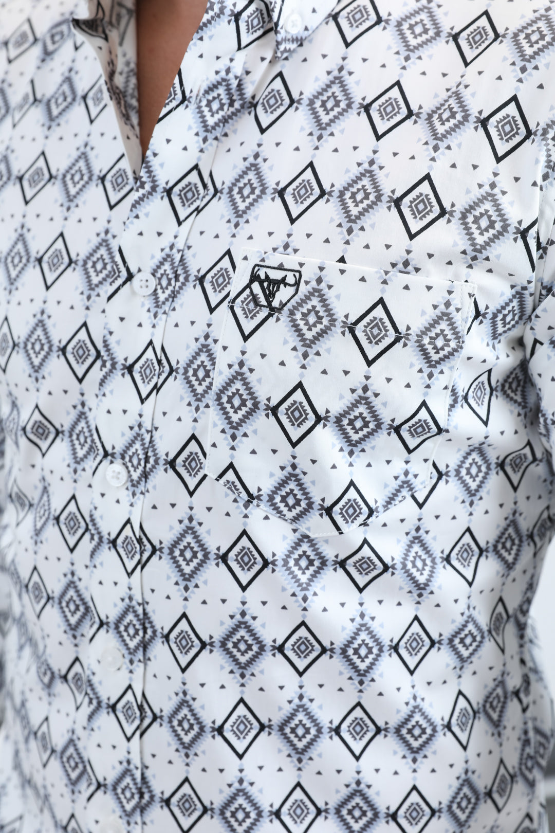 Mens Satin Cotton/Spandex Modern Fit Long Sleeve White Shirt