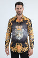 Rhinestone Royal Leopard Shirt