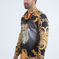 black rhinestone royal leopard shirt platini