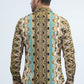 white rhinestone geometric baroque shirt platini