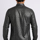 black swirl ogee foil shirt men platini back
