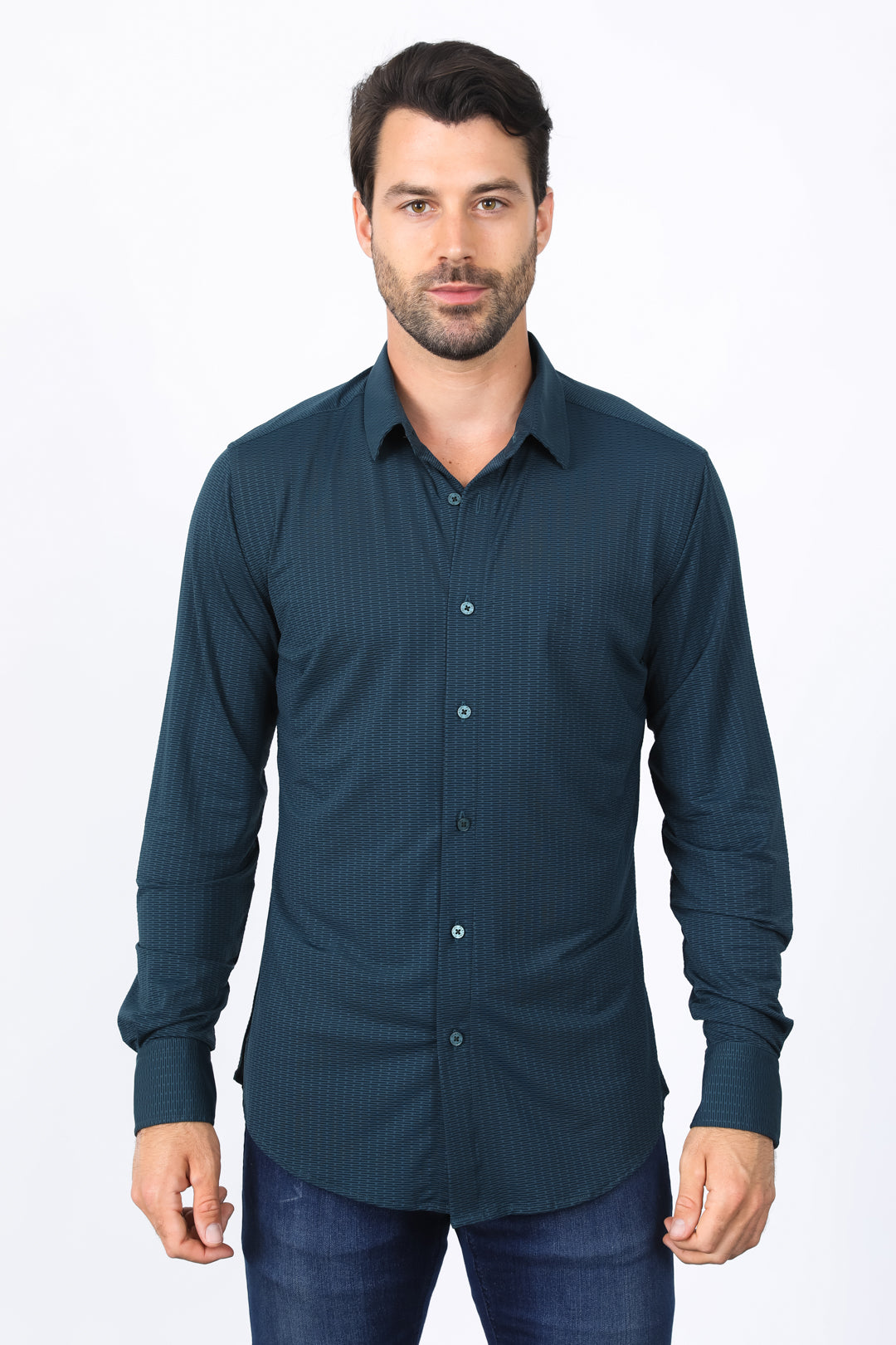 Men's Modern Fit Stretch Dress Shirt Men's Modern Fit Stretch Dress Shirt