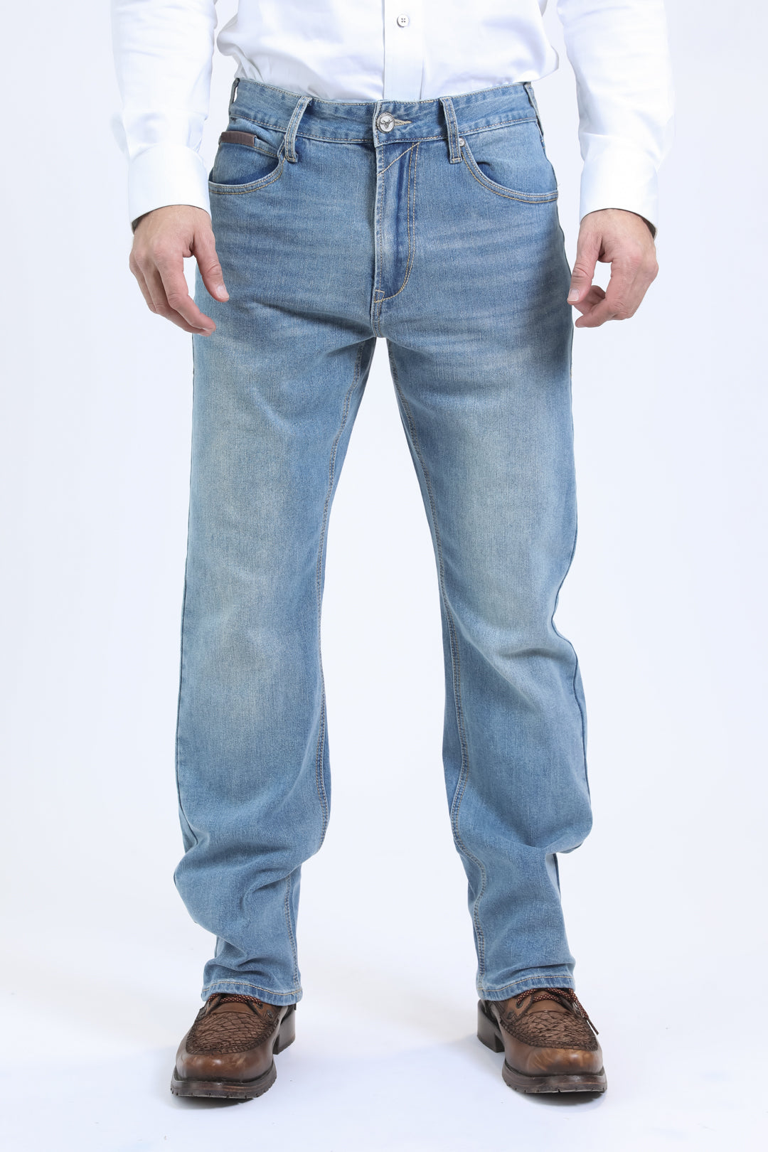 Holt Men's Tint Blue Boot Cut Jeans