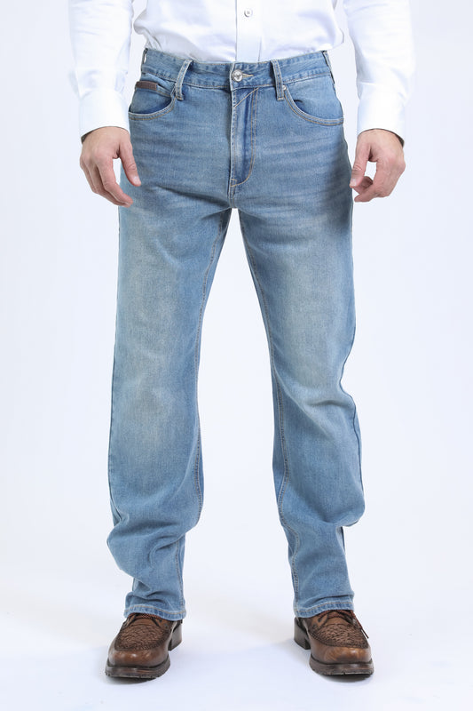 Holt Men's Tint Blue Boot Cut Jeans