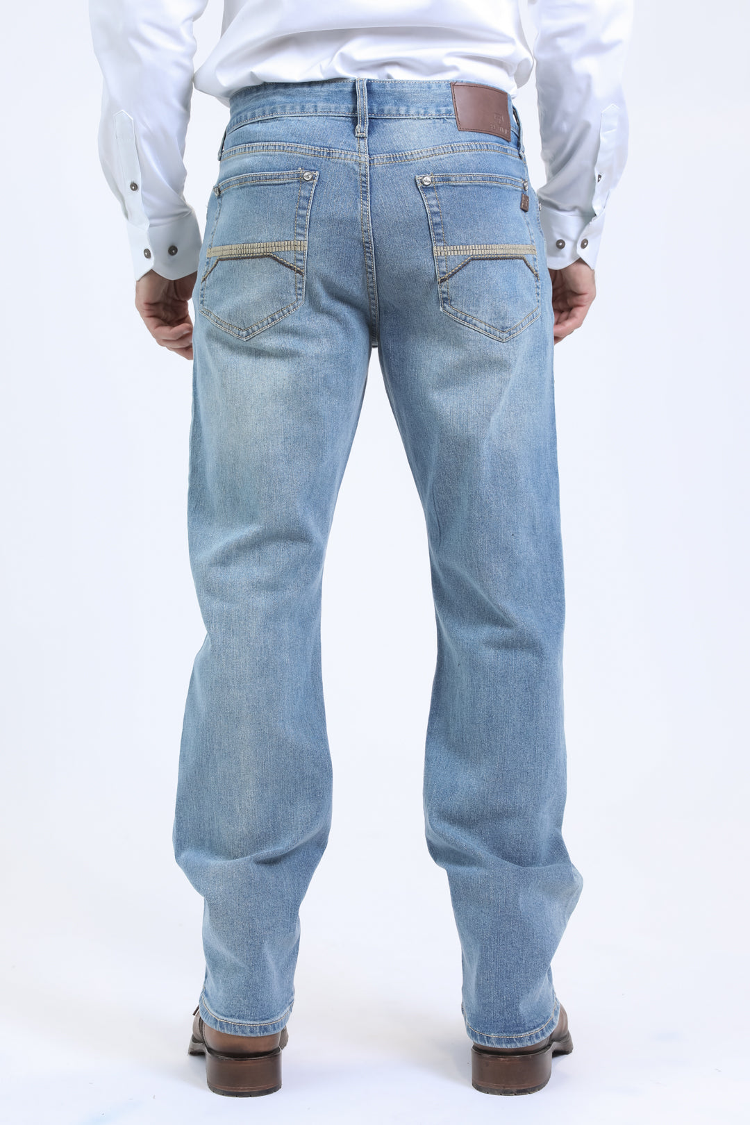 Holt Men's Tint Blue Boot Cut Jeans