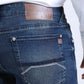 dark denim blue wade boot cut jean men platini detail