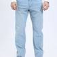 light blue wade boot cut jean men platini front