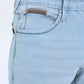 light blue wade boot cut jean men platini detail