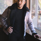 Men's Washed Suede Grey Jacket w/ Faux Shearling-lined