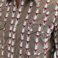 beige tonal floral western shirt platini detail